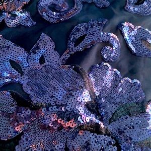 Calvin Klein Floral Sequins Dress